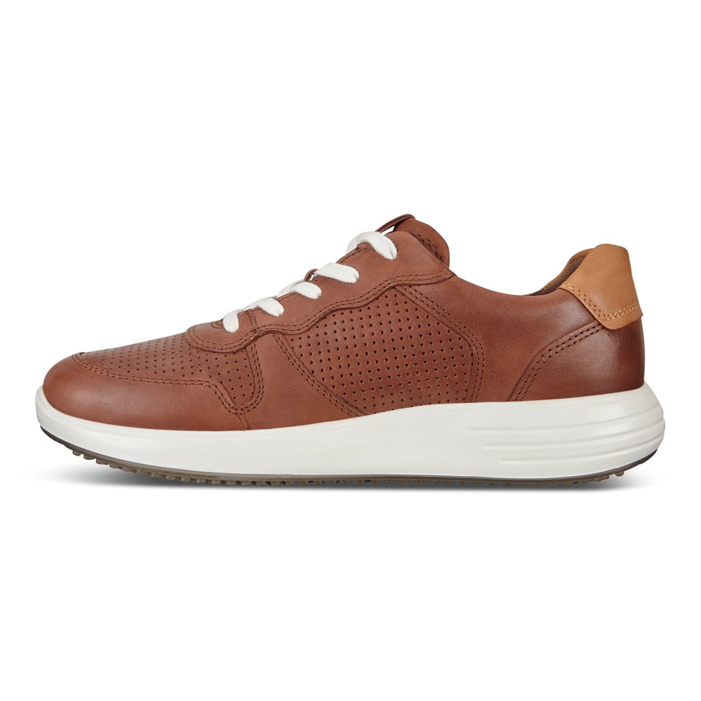 Tenis Hombre - ECCO Soft 7 Runner Lace-Ups - Marrom - CYQ348576